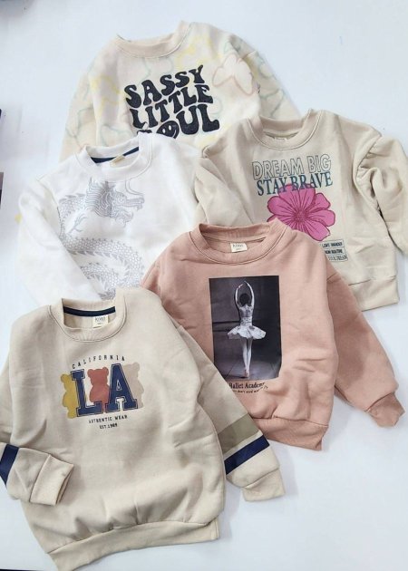 بلوزة بناتي/ولادي KIWI شتوي